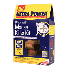 Load image into Gallery viewer, The Big Cheese Block Bait Mouse Killer Kit Twinpack
