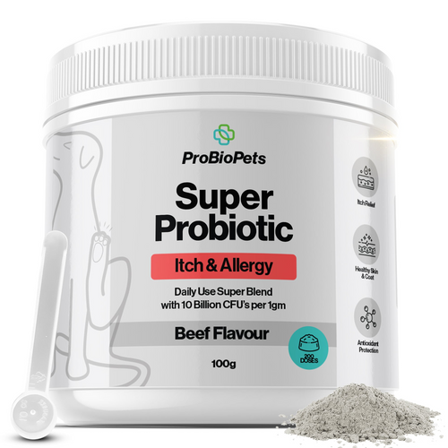 ProBioPets Super Probiotic Itch & Allergy Powder 100g