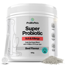 Load image into Gallery viewer, ProBioPets Super Probiotic Itch &amp; Allergy Powder 100g
