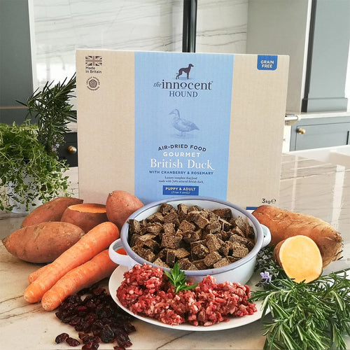 The Innocent Hound - Gourmet British Duck Air-dried Complete Food - 3kg