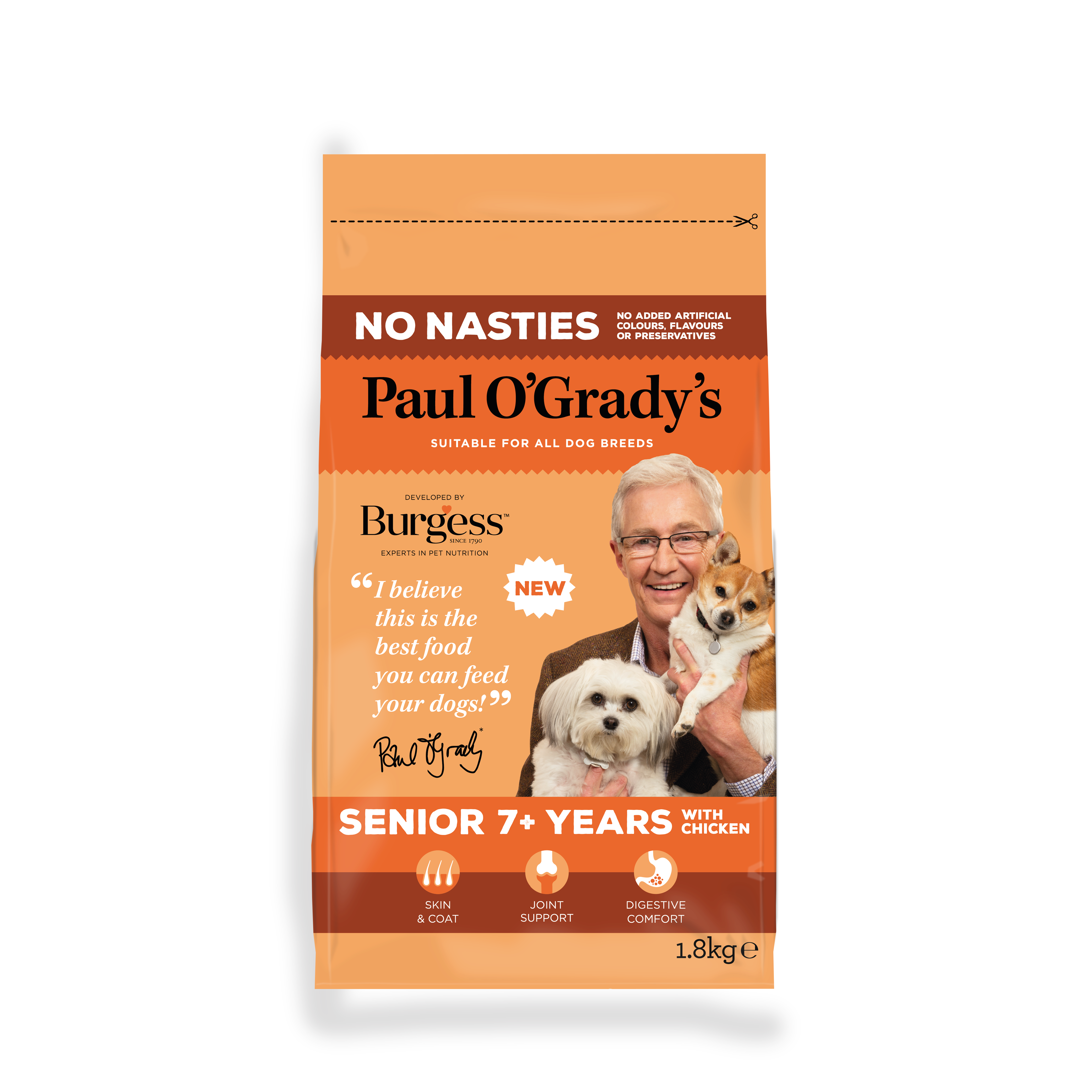 Paul O'Grady No Nasties Senior Dog Food with Chicken