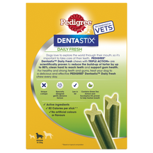 Load image into Gallery viewer, Pedigree Dentastix FRESH Daily Dental Chews Medium Dog 28 Sticks x 4
