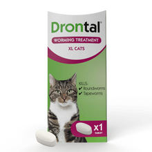 Load image into Gallery viewer, Drontal Wormer XL Tablets, Convenient for Large Cats (Over 4kg), All Pack Sizes
