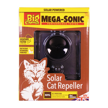 Load image into Gallery viewer, The Big Cheese Mega-Sonic® Solar Cat Repeller
