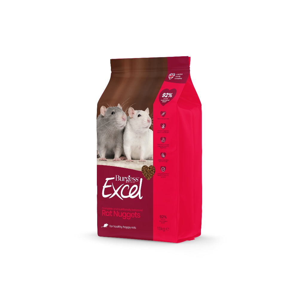 Burgess Excel Rat Nuggets 1.5kg