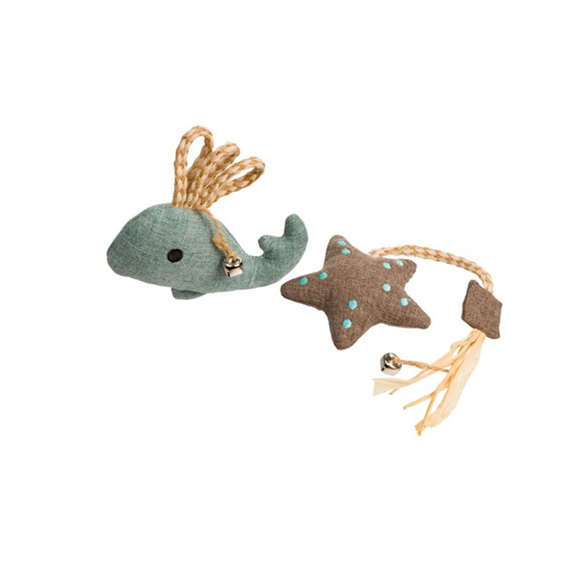 House of Paws Starfish Rope & Whale Cat Toy