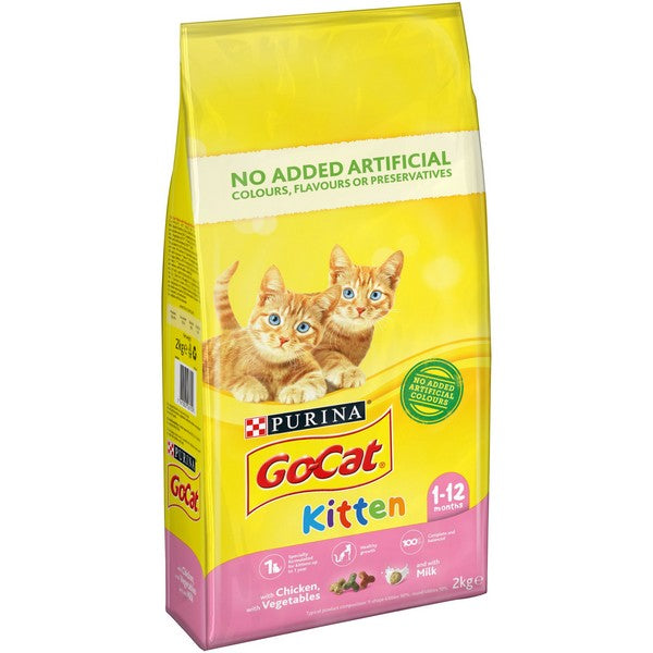 Go Cat Complete Kitten Chicken Carrots and Milk 2kg