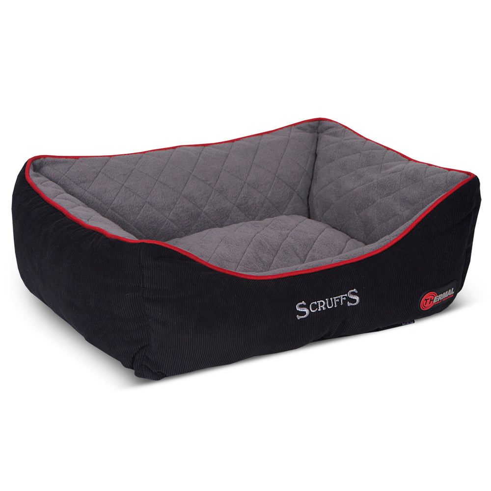 Scruffs Thermal Box Bed in Black or Brown All Sizes
