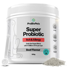 Load image into Gallery viewer, ProBioPets Super Probiotic Itch &amp; Allergy Powder 100g
