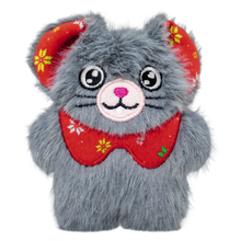 Load image into Gallery viewer, KONG Holiday Cat Snuzzles Mouse Grey
