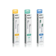 Load image into Gallery viewer, Petsie Toothbrush Two Replacement Heads Small, Medium &amp; Large Dogs
