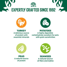 Load image into Gallery viewer, James Wellbeloved Grain Free Puppy Dog Food Turkey in Gravy Pouch 90g x 12
