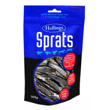 Load image into Gallery viewer, Hollings Sprats Dog Treat 100g MultiPacks
