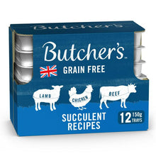 Load image into Gallery viewer, Butcher's Tray Recipe Wet Dog Food 12x150g- Various Types
