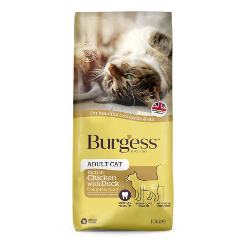 Burgess Nutritional Adult Cat Chicken and Duck Dried Food