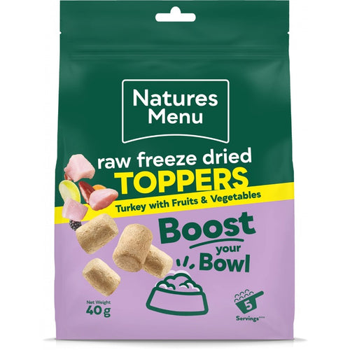 Natures Menu Freeze Dried Topper Turkey For Dogs