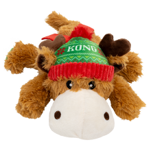 Load image into Gallery viewer, KONG Holiday Cozie Reindeer Red/Green Medium
