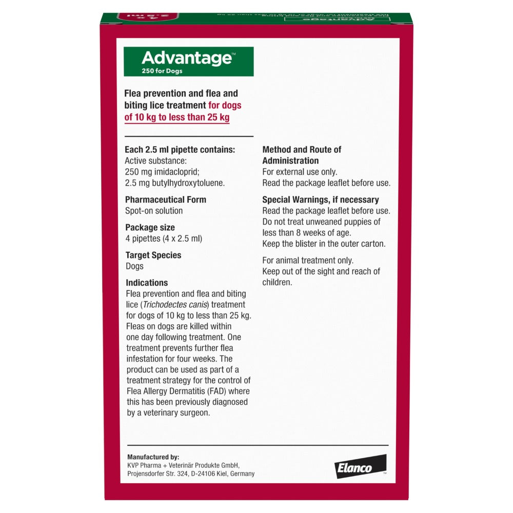 Advantage Spot On Flea Treatment | Direct4Pet | Free Delivery