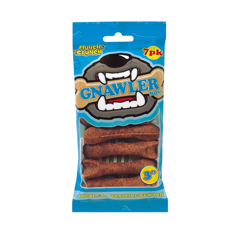 Munch & Crunch Gnawler Bone Various Flavours & Pack Sizes