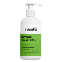 Load image into Gallery viewer, Infusions Immune Salmon/Hemp Oil For Cats &amp; Dogs 300ml
