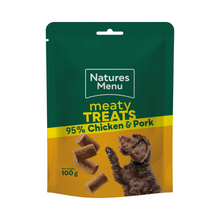 Load image into Gallery viewer, Natures Menu Real Meaty Dog Treats 100g
