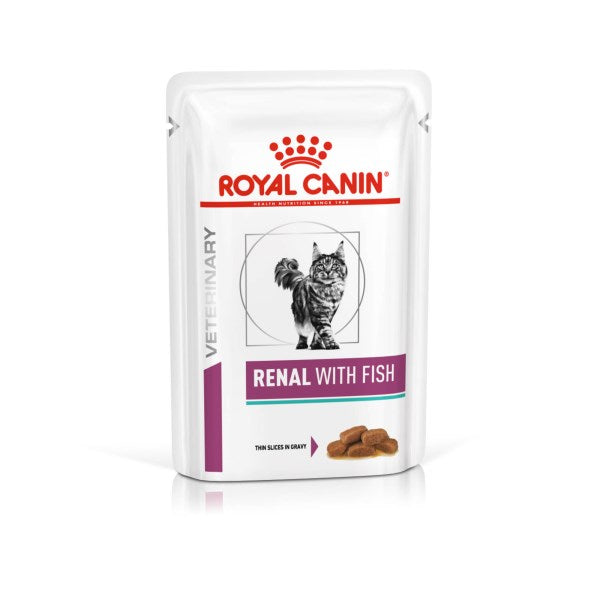 Royal Canin Veterinary Health Nutrition Feline Renal Fish 85g Pouches