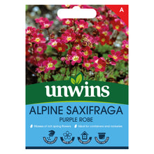 Load image into Gallery viewer, Alpine Saxifraga Purple Robe
