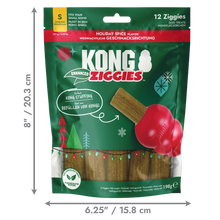Load image into Gallery viewer, KONG Holiday Ziggies Enhanced Holiday Spice Small 198g
