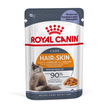 Load image into Gallery viewer, Royal Canin Hair &amp; Skin Care in Jelly Adult Wet Cat Food 12 x 85g

