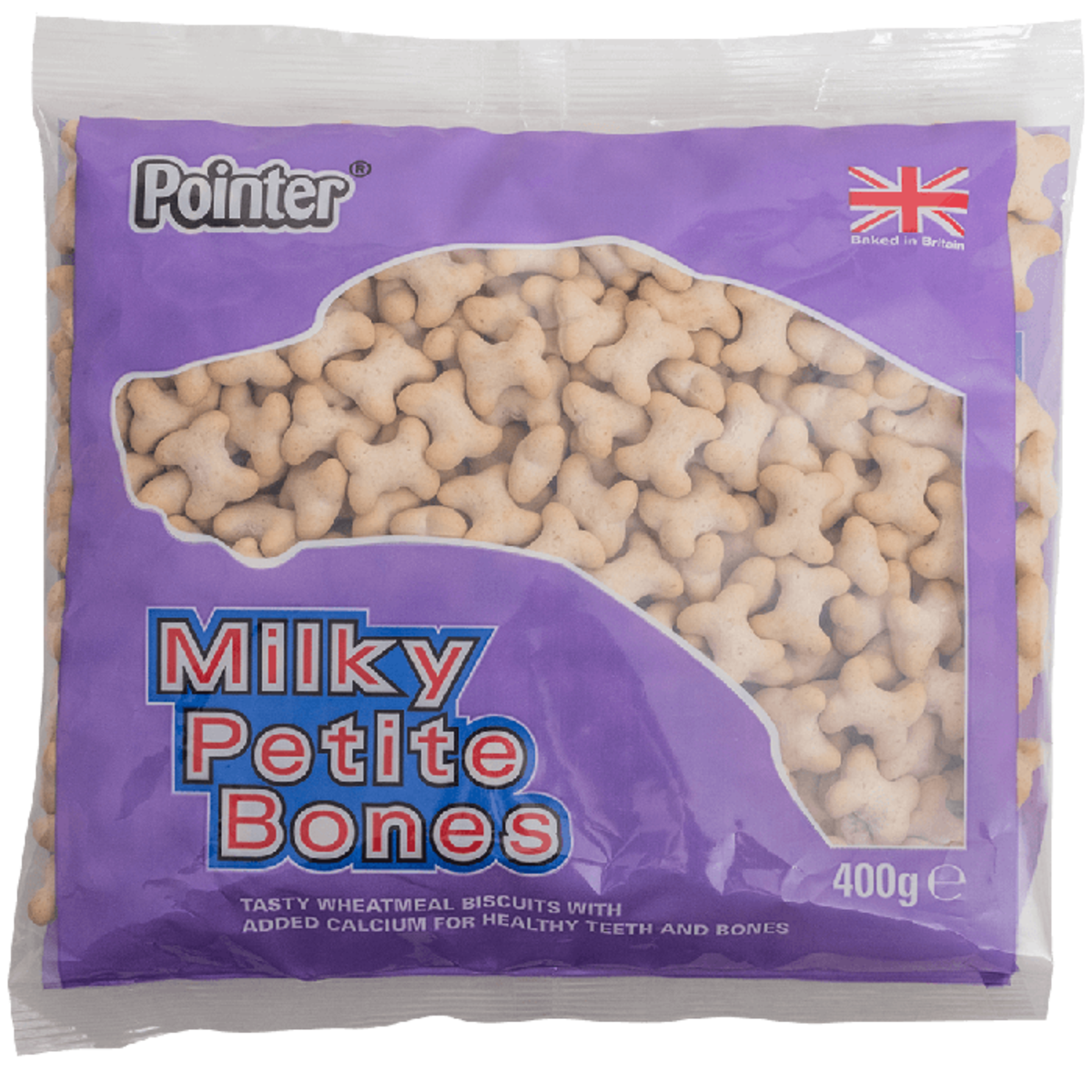 Pointer Dog Treats Milky Bones, 400g High in Calcium