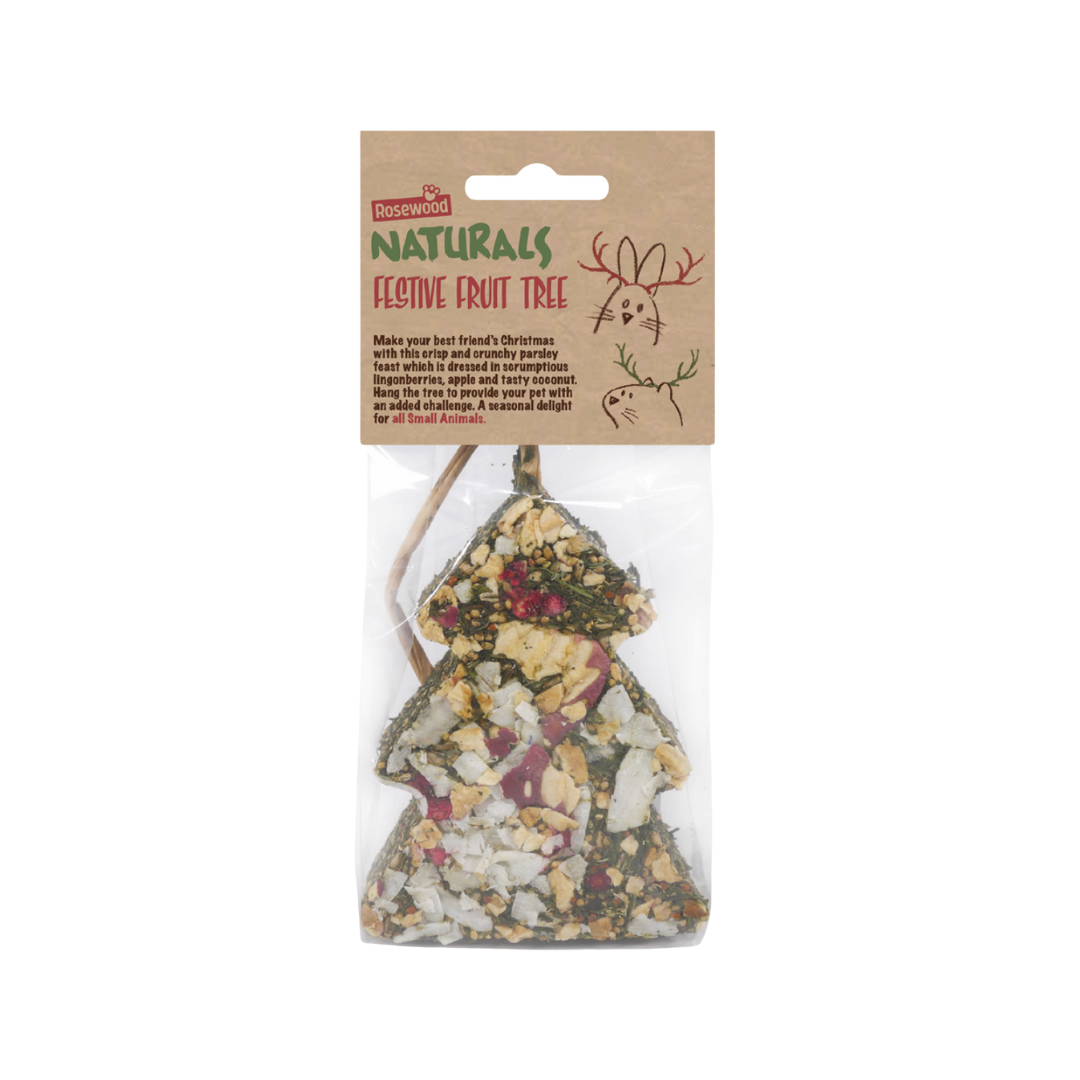 Naturals Festive Fruit Tree for Small Animals 140g