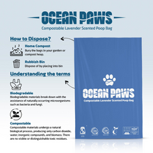 Load image into Gallery viewer, OceanPaws Poo Bag Dispenser With 15 Bags
