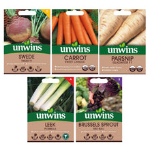 Load image into Gallery viewer, Unwins Sunday Roast Veg Seed Bundle
