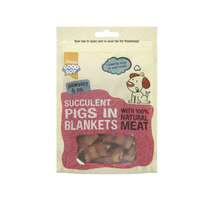 Load image into Gallery viewer, Good Boy Pigs In Blankets 80g Dog Treat Pouches 
