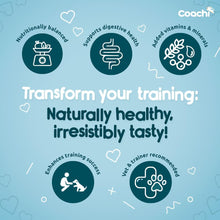 Load image into Gallery viewer, Coachi Natural Puppy Training Treats Chicken &amp; Sweet Potato 100g
