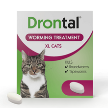 Load image into Gallery viewer, Drontal Wormer XL Tablets, Convenient for Large Cats (Over 4kg), All Pack Sizes
