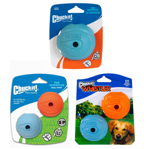 Chuckit! The Whistler Ball Small/Medium/Large One/Two Pack