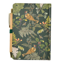 Load image into Gallery viewer, Burgon &amp; Ball RHS Woodland Wonders Notebook and Pen​
