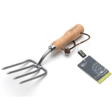 Load image into Gallery viewer, Burgon &amp; Ball RHS Stainless Round Tine Fork
