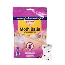Load image into Gallery viewer, Zero In New Generation Moth Balls 10-Pack
