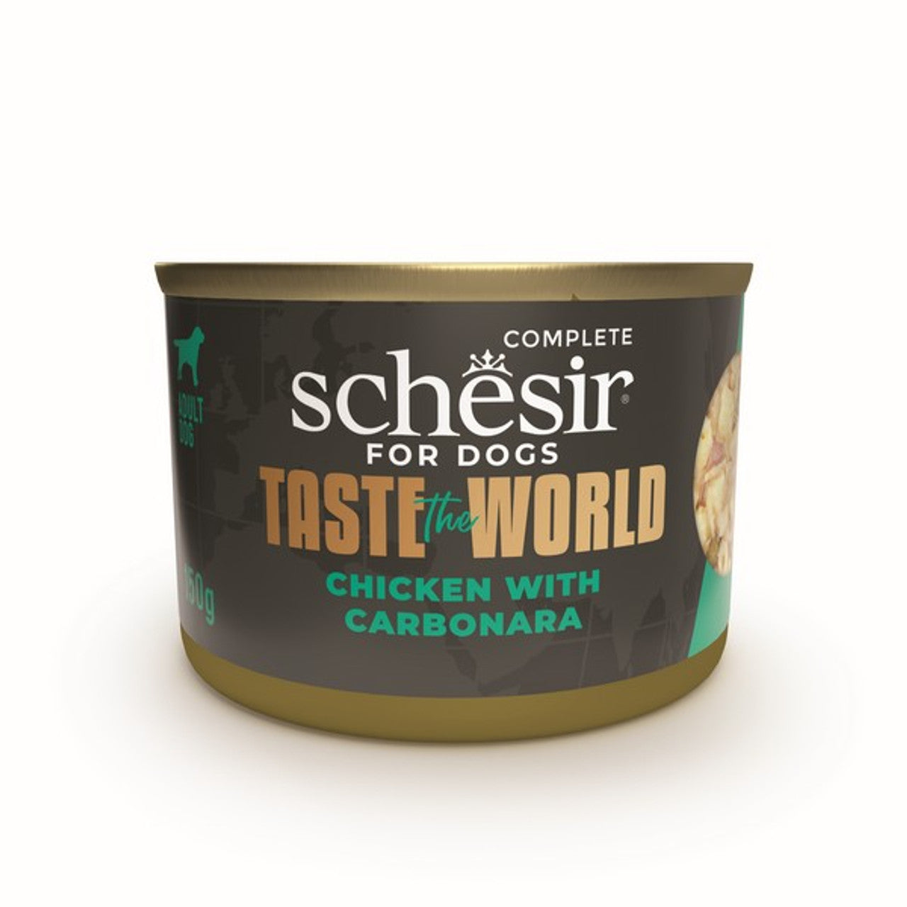Schesir Taste The World Complete Adult Dog Food 150g 8 Pack