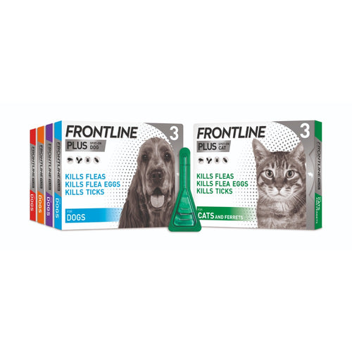 Frontline Plus Flea & Tick Treatment For Cats & Dogs