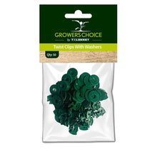 Load image into Gallery viewer, Growers Choice Twist Clips with Washers 50pk
