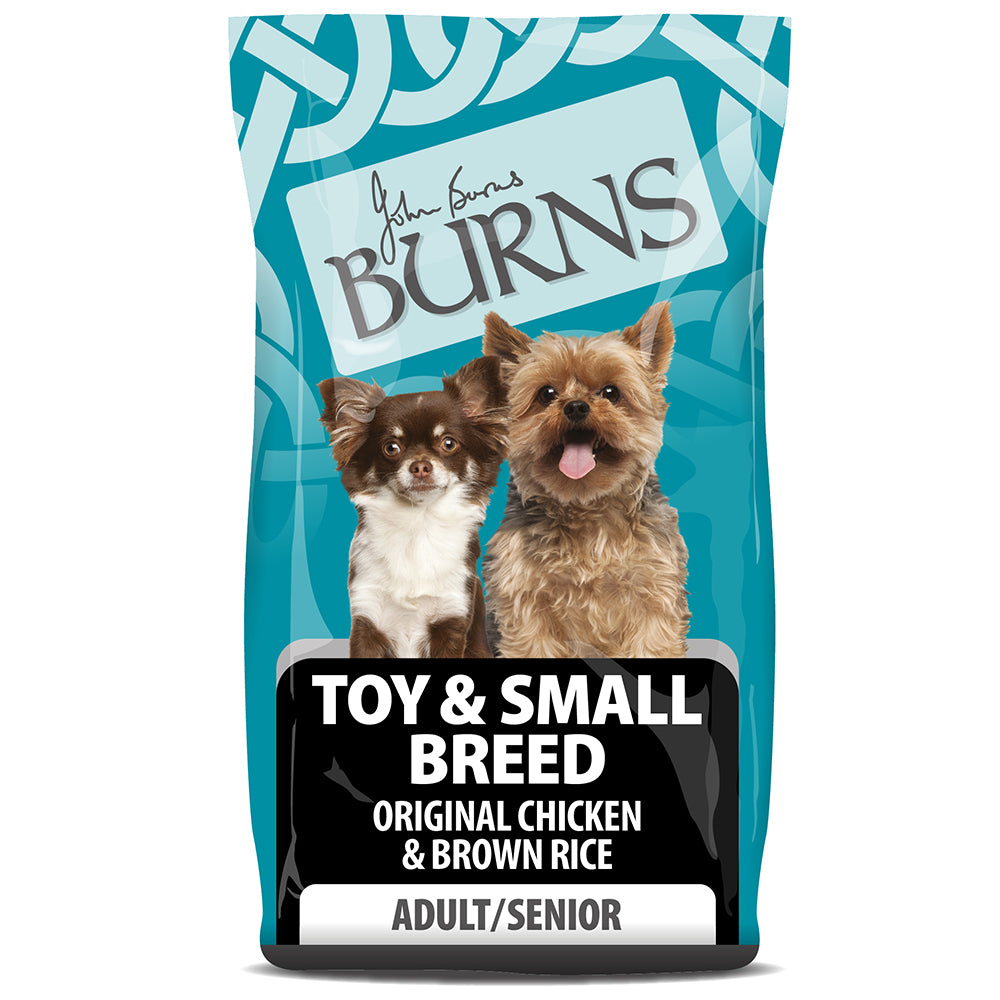 Burns Adult Small Toy Breed 2Kg Chicken & Rice Dog Food 