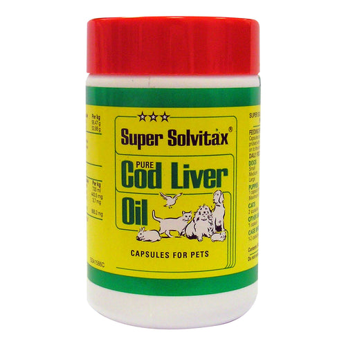Super Solvitax Cod Liver Oil Capsules 90 Pack