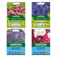 Load image into Gallery viewer, Unwins Bee &amp; Butterfly Friendly Flower Seed Bundle
