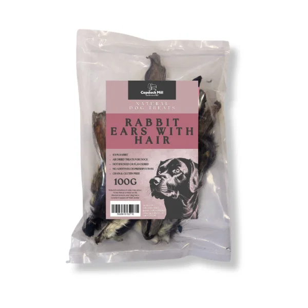Copdock Mill Rabbit Ears With Fur Approximately 100g | Direct4Pet ...