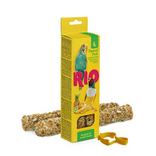 Load image into Gallery viewer, RIO Sticks for Budgies and Exotic Birds with Tropical Fruit 2x40g pack
