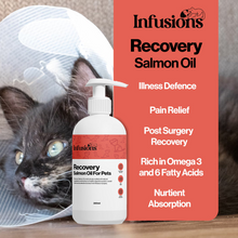 Load image into Gallery viewer, Infusions Recovery Salmon/Hemp Oil For Cats &amp; Dogs 300ml
