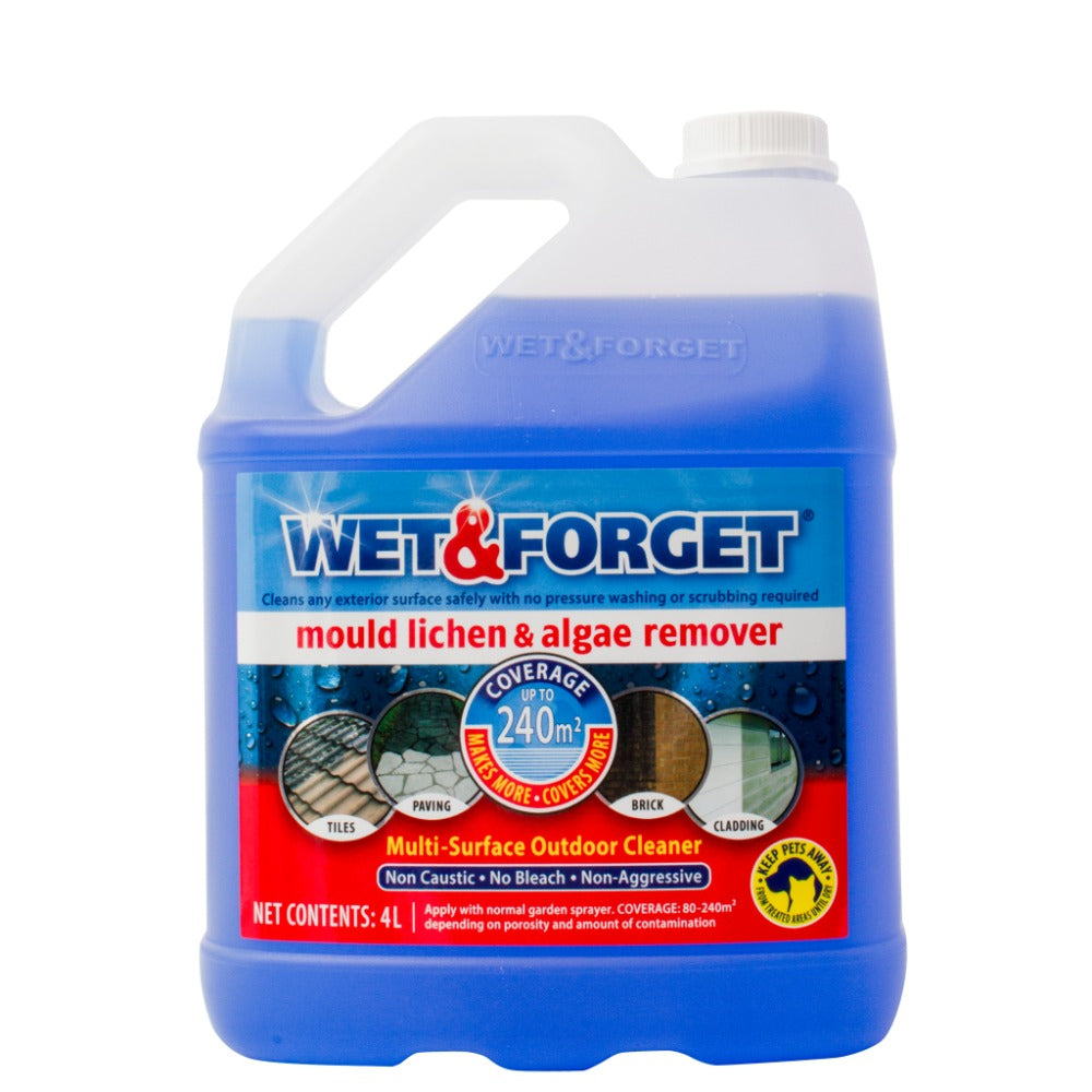 Wet & Forget Mould Lichen & Algae Remover Outdoor Cleaning Solution All Sizes